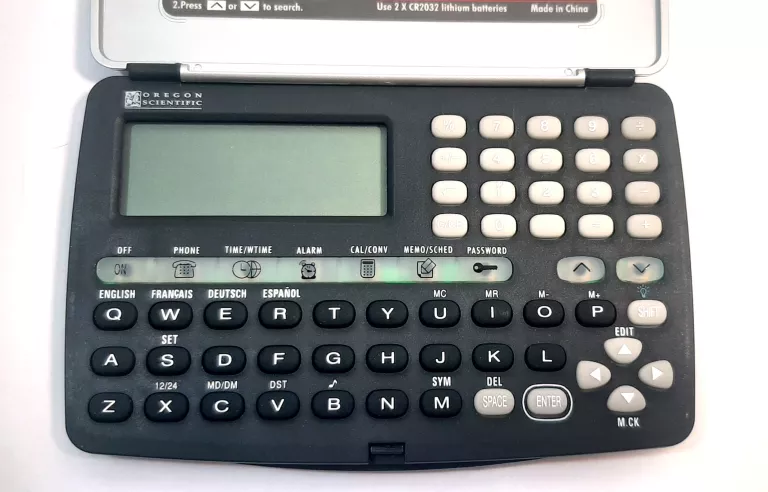 KALKULATOR OREGON SCIENTIFIC FULL FUNCTION DATABANK