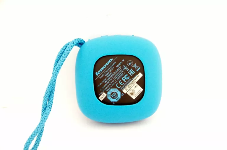 LAZUROWY GŁOŚNIK BLUETOOTH LENOVO BT410 SUPER STAN MOCNY DŹWIĘK