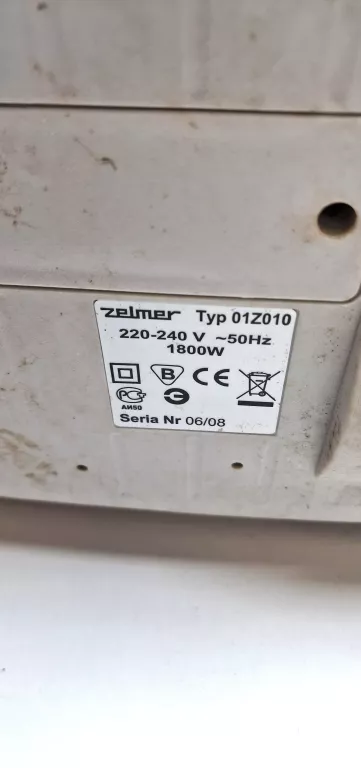 ODKURZACZ ZELMER TYP 01Z010 + RURY