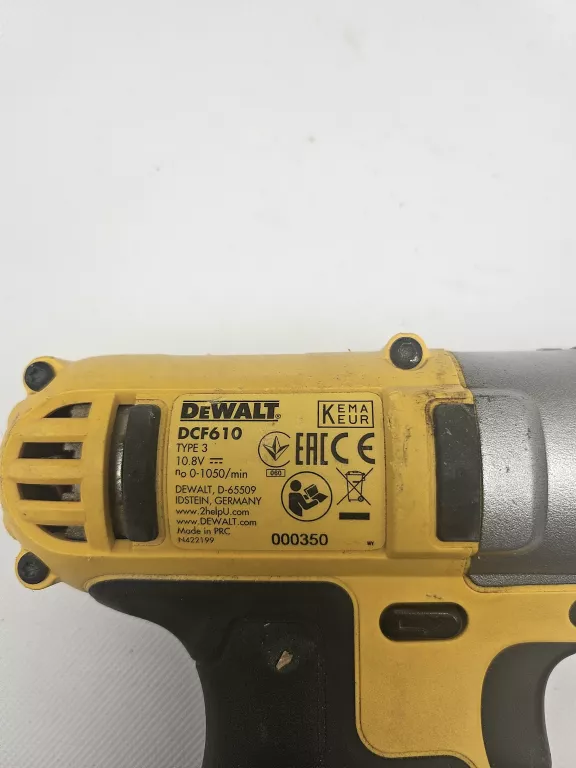 WKRĘTARKA DEWALT DCF 610