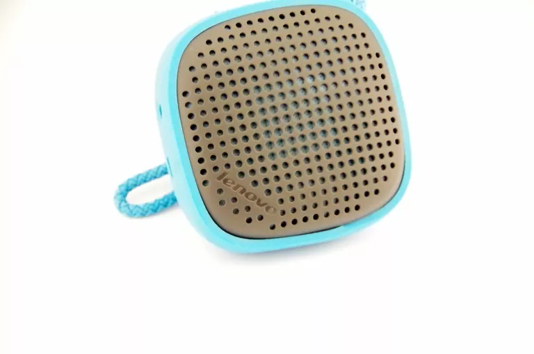 LAZUROWY GŁOŚNIK BLUETOOTH LENOVO BT410 SUPER STAN MOCNY DŹWIĘK