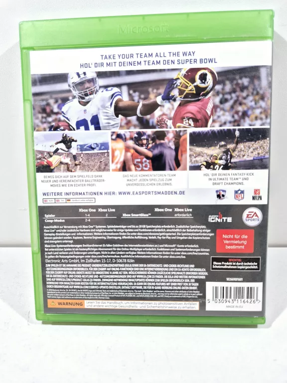 GRA MADDEN NFL 17 XBOX ONE