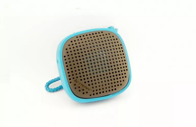 LAZUROWY GŁOŚNIK BLUETOOTH LENOVO BT410 SUPER STAN MOCNY DŹWIĘK