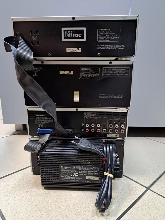 WIEŻA TECHNICS SC-EH760 + GŁOŚNIKI / USZKODZONA NA CZĘŚCI