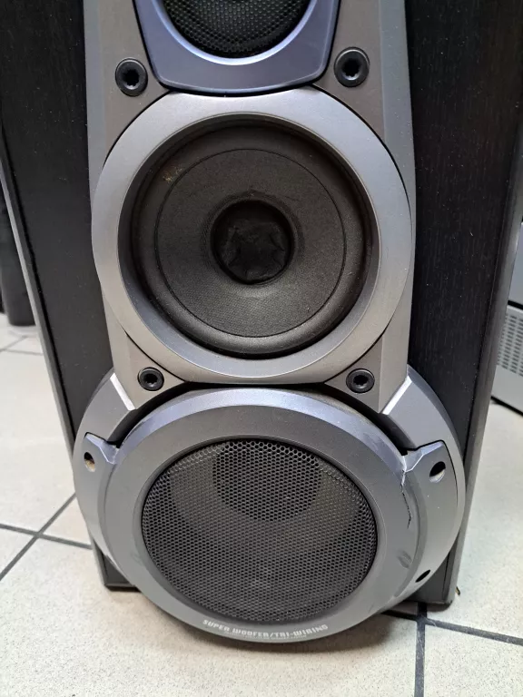 WIEŻA TECHNICS SC-EH760 + GŁOŚNIKI / USZKODZONA NA CZĘŚCI