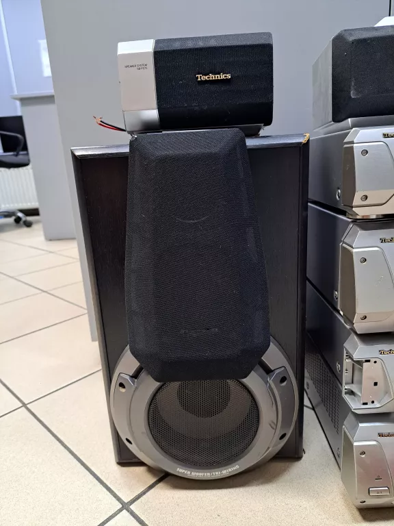 WIEŻA TECHNICS SC-EH760 + GŁOŚNIKI / USZKODZONA NA CZĘŚCI