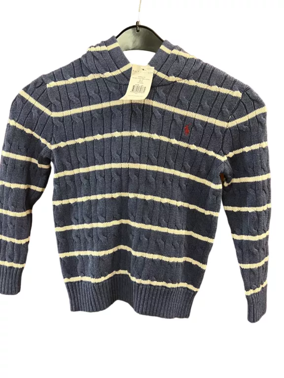 SWETER Z KAPTUREM POLO RALPH LAUREN / 7 LAT
