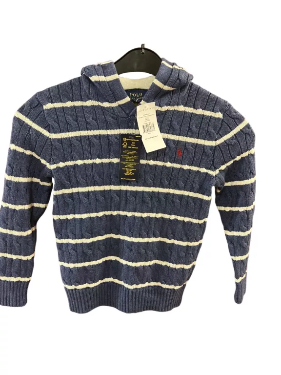 SWETER Z KAPTUREM POLO RALPH LAUREN / 7 LAT