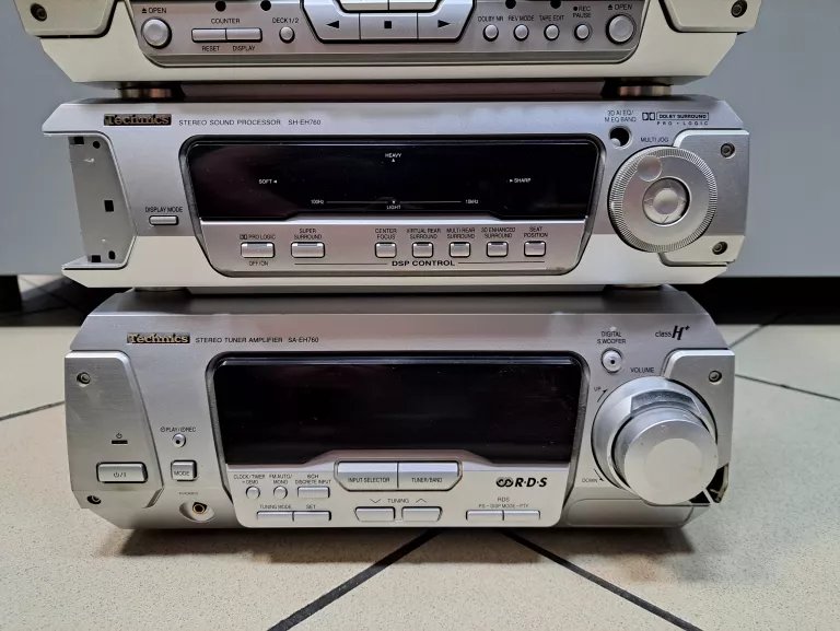 WIEŻA TECHNICS SC-EH760 + GŁOŚNIKI / USZKODZONA NA CZĘŚCI