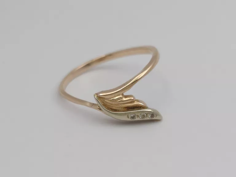 ZŁOTY PIERŚCIONEK - 585 14K R.17 1,70G