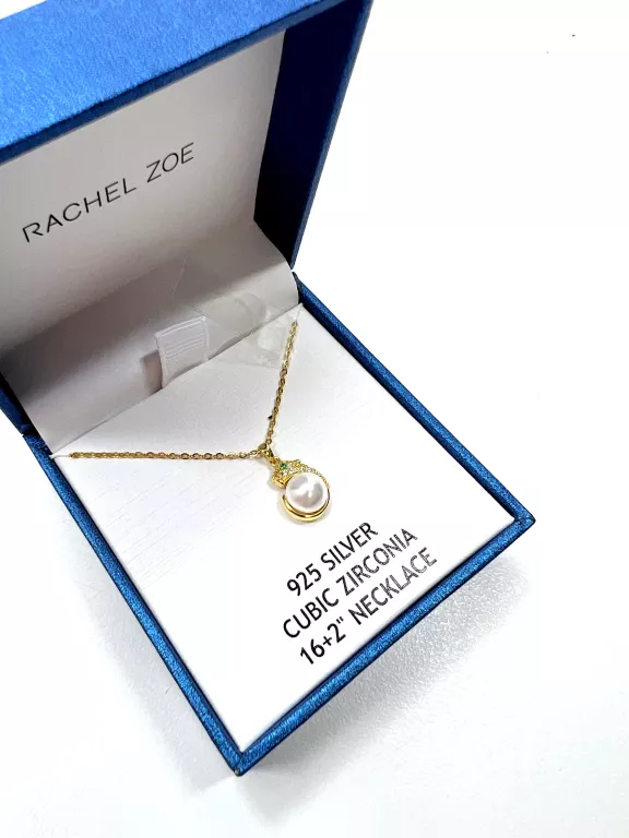 ŚLICZNY NASZYJNIK RACHEL ZOE / SREBRO POZŁACANE