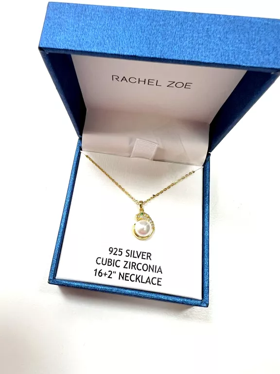 ŚLICZNY NASZYJNIK RACHEL ZOE / SREBRO POZŁACANE