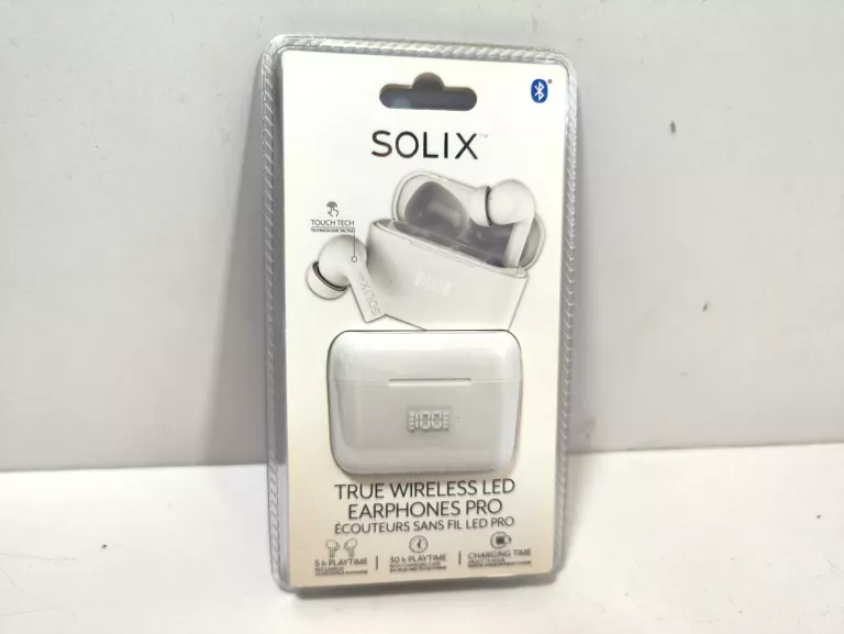 SŁUCHAWKI SOLIX TRUE WIRELESS LED