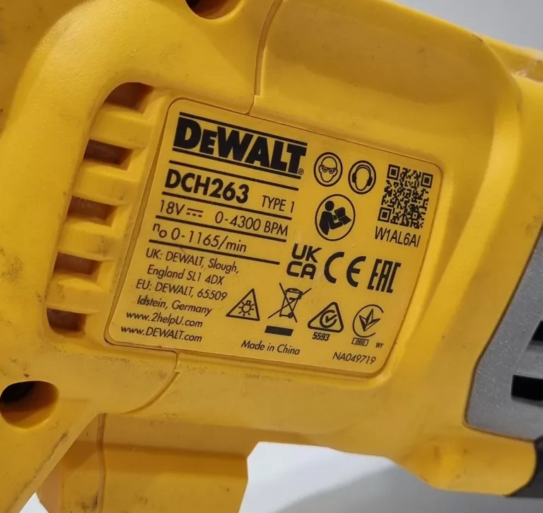 MŁOTOWIERTARKA DEWALT DCH263N-XJ 3 AKUMULATORY