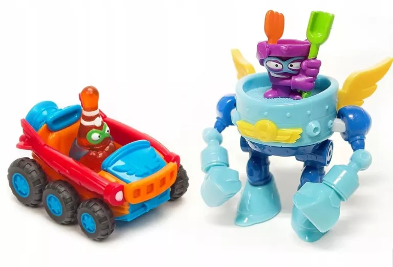 SUPER THINGS ZINGS LEGENDS SUPERMACHINES COMBAT 2 FIGURKI POJAZD BOT 34231