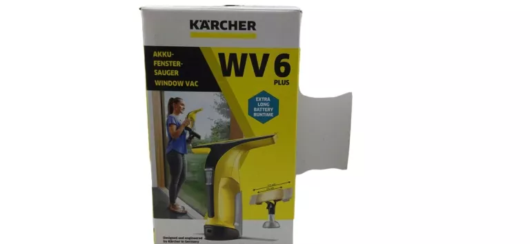 MYJKA DO OKIEN KÄRCHER WV 6 PLUS 28 CM JAK NOWA!! GWARANCJA 04.2025