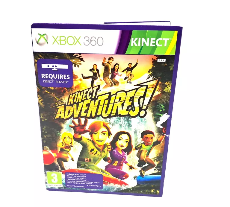 KINECT ADVENTURES XBOX 360