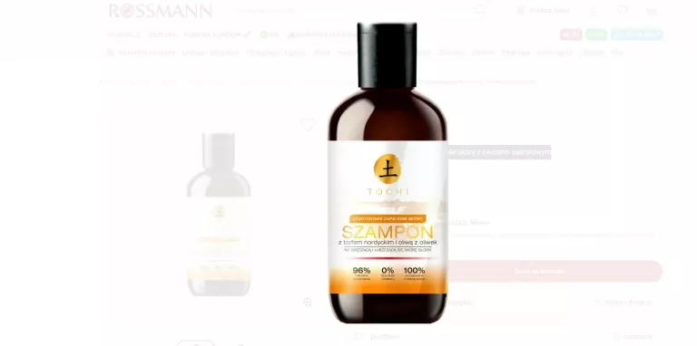 TOCHI SZAMPON TORFOWY NA ŁUSZCZYCĘ 250 ML OLIWA Z OLIWEK