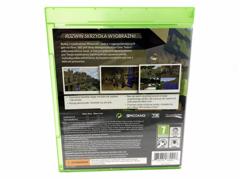 GRA XBOX ONE MINECRAFT