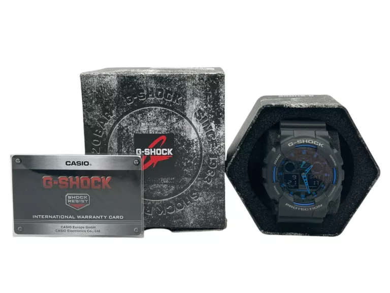 ZEGAREK MĘSKI CASIO G-SHOCK GA-100-1A2ER