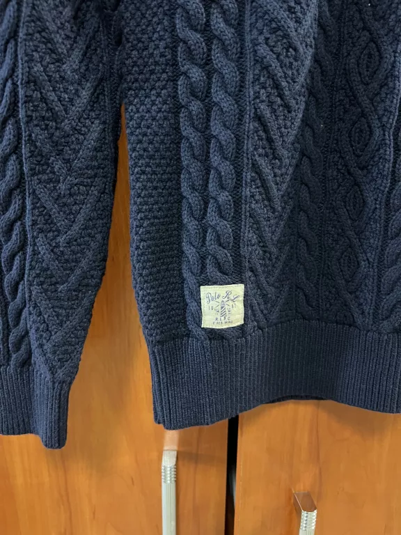 WEŁNIANY SWETER POLO RALPH LAUREN 10- 12LAT / Z METKĄ