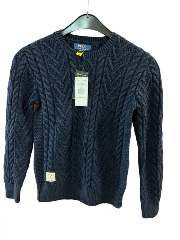 WEŁNIANY SWETER POLO RALPH LAUREN 10- 12LAT / Z METKĄ