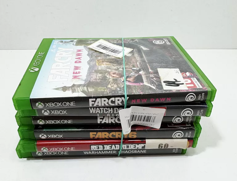 ZESTAW GIER XBOX ONE 6 SZT GRY AKCJI