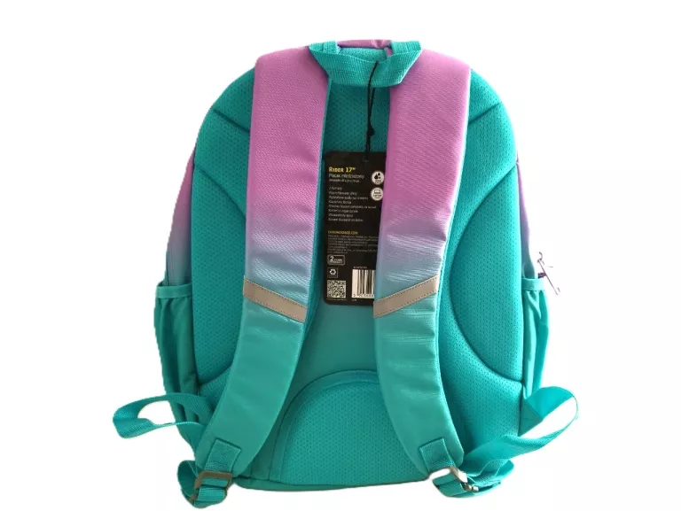 PLECAK MŁODZIEŻOWY COOLPACK RIDER 17" 2 KOMORY GRADIENT BLUEBERRY