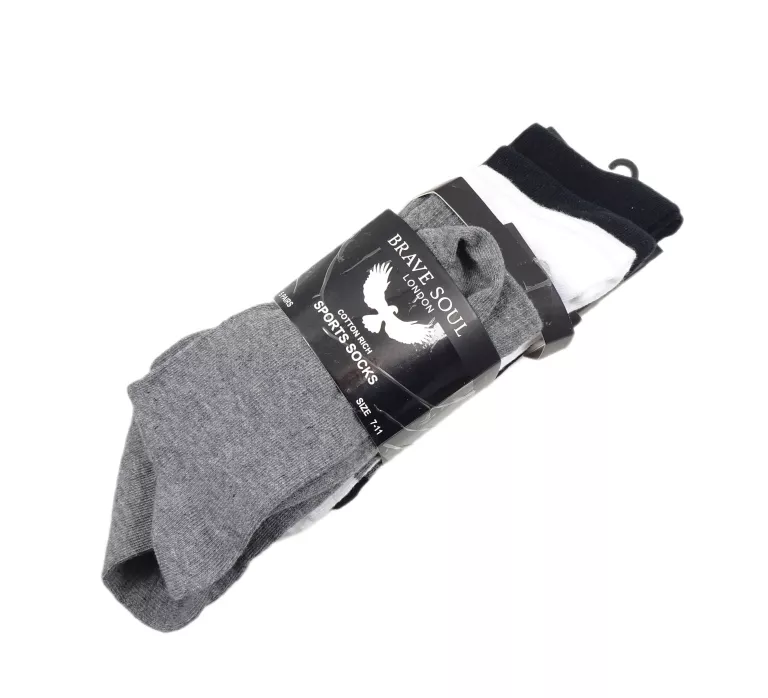 SKARPETKI BRAVE SOUL LONDON ROZMIAR 40-45 | 5-PACK
