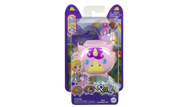 LALKA POLLY POCKET JEDNOROŻEC + LALECZKA HHW31 ZESTAW