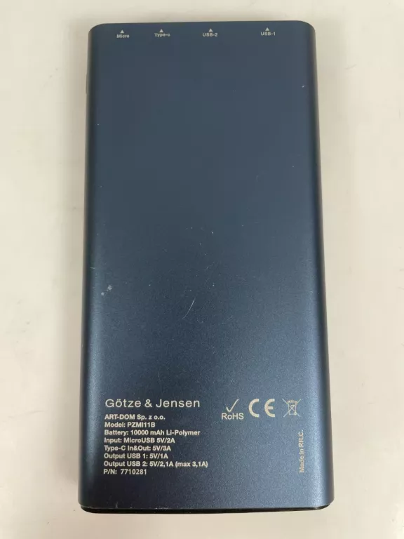 POWERBANK SILVERLINE 10000