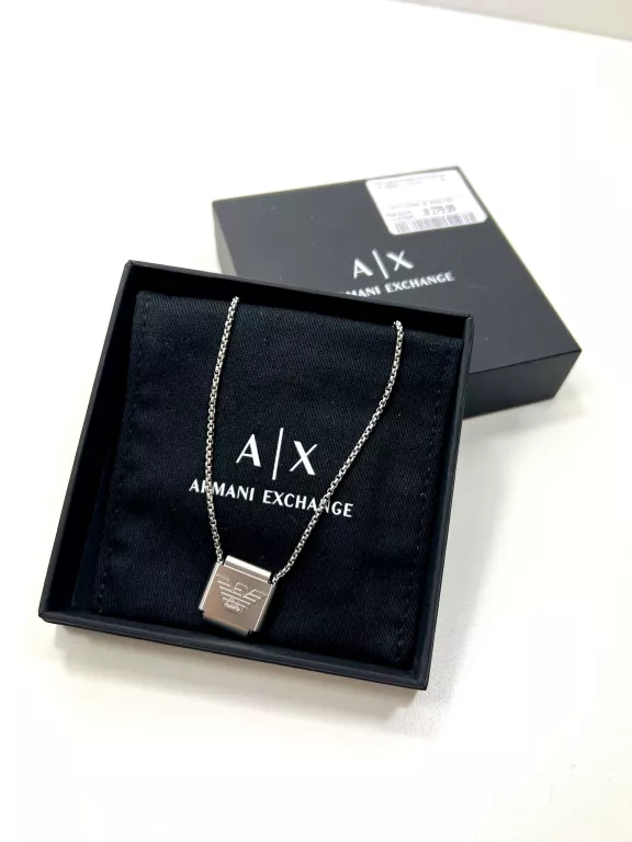 NASZYJNIK ARMANI EXCHANGE / PUDEŁKO