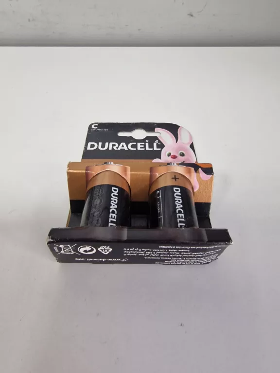 BATERIE R14 - ALKALICZNA DURACELL C - 2 SZT. - GRUBE PALUSZKI