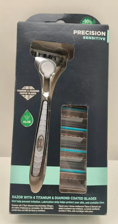 WILKINSON QUATTRO SENSITIVE MASZYNKA + 5 WKŁADÓW