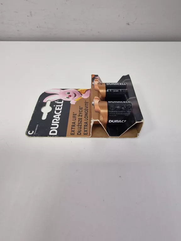 BATERIE R14 - ALKALICZNA DURACELL C - 2 SZT. - GRUBE PALUSZKI