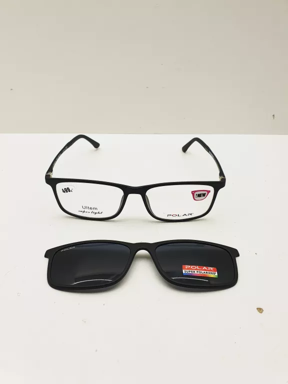 OPRAWKI Z NAKŁADKĄ SŁONECZNĄ POLAR 401 WITH CLIP ON POLARIZED 76