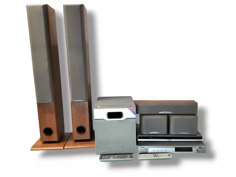 SONY KINO DOMOWE - DVD, AMPLITUNER, GŁOŚNIKI 5.1 + SUBWOOFER