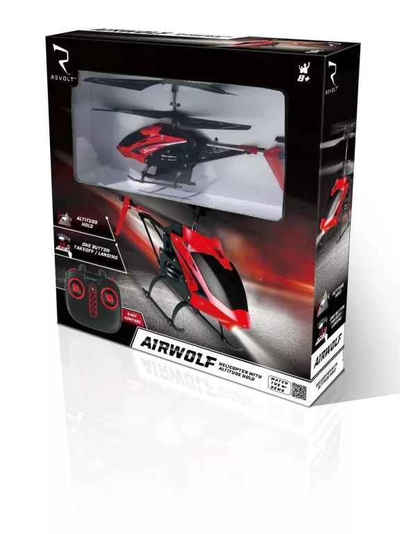 HELIKOPTER DRON AIRWOLF ZDALNIE STEROWANY