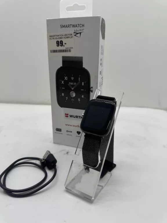 SMARTWATCH VECTOR VCTR-33-03BK KOMPLET