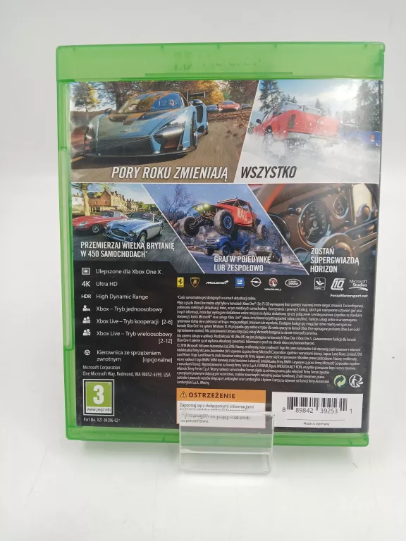 GRA FORZA HORIZON 4 POLSKA WERSJA JĘZYKOWA PL XBOX ONE