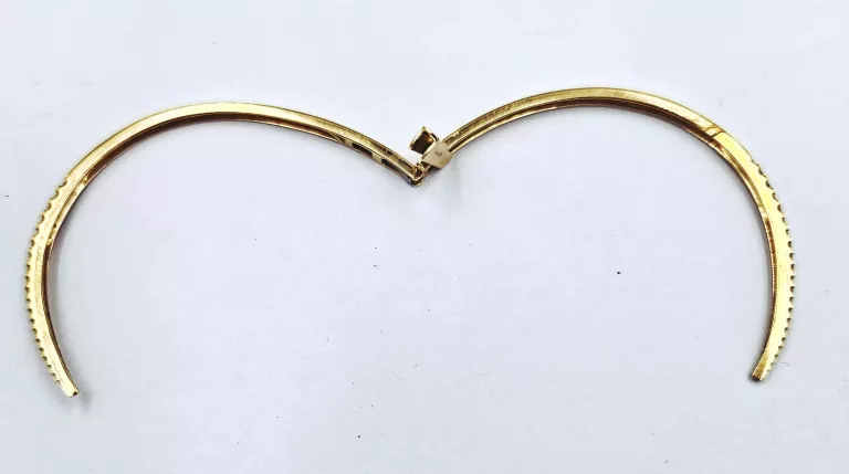 ZŁOTA BRANSOLETKA 585 W: 6,60 R:6,5CM/5CM