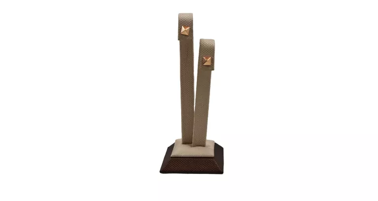 ZŁOTE KOLCZYKI PIRAMIDKI SZTYFT P;585 W:1,60G