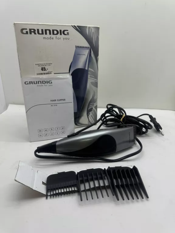 MASZYNKA DO WŁOSÓW GRUNDIG MC 3720 KOMPLET