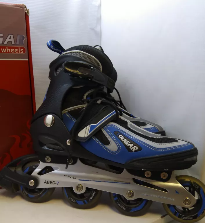 ROLKI COUGAR RANGER CZARNY NIEBIESKI 44-45ROZ