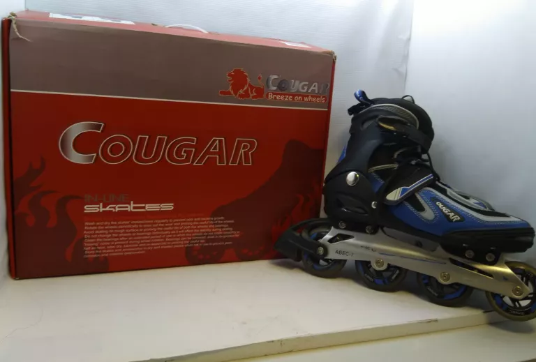 ROLKI COUGAR RANGER CZARNY NIEBIESKI 44-45ROZ