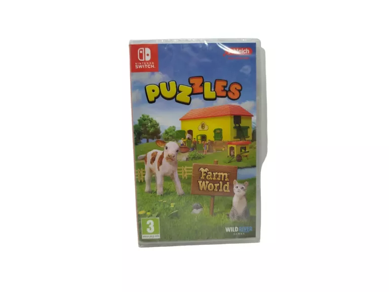 GRA SCHLEICH PUZZLES FARM WORLD NINTENDO SWITCH FOLIA!