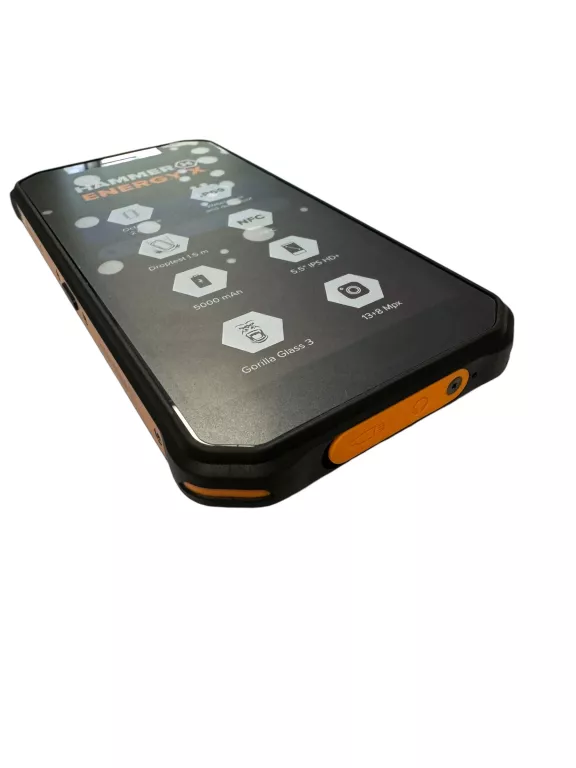 HAMMER ENERGY X LTE 4/64GB 5.5" POMARAŃCZOWY PIĘKNY STAN