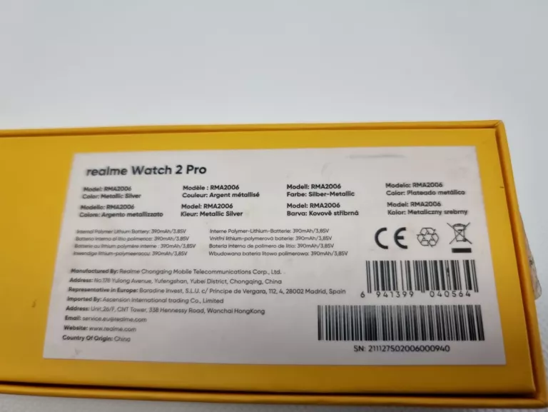 SMARTWATCH REALME WATCH 2 PRO