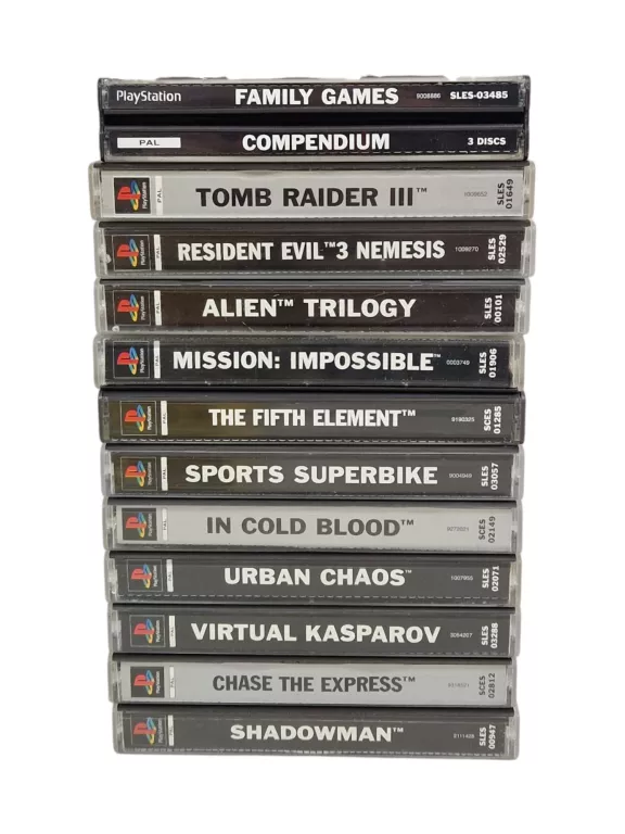 ZESTAW GIER NA PS1 PSX