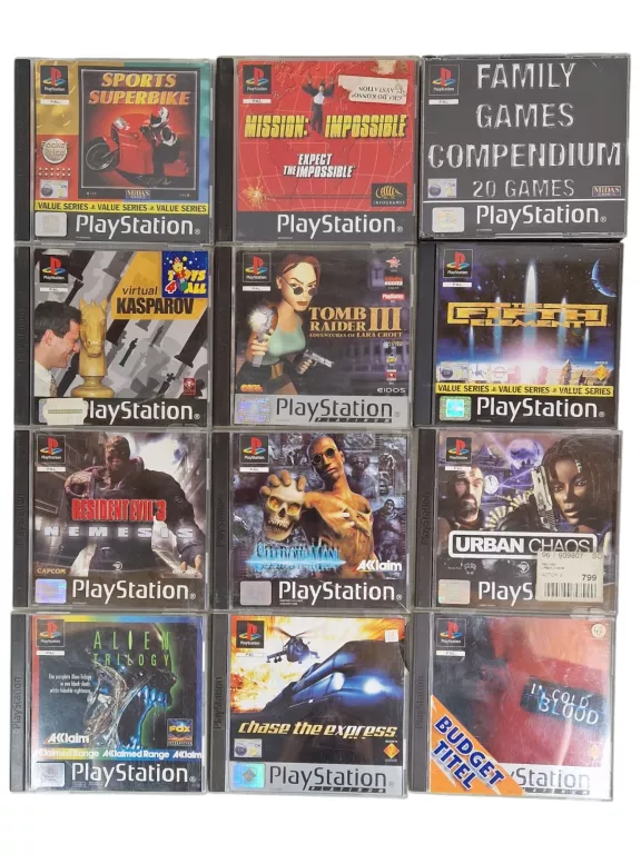 ZESTAW GIER NA PS1 PSX